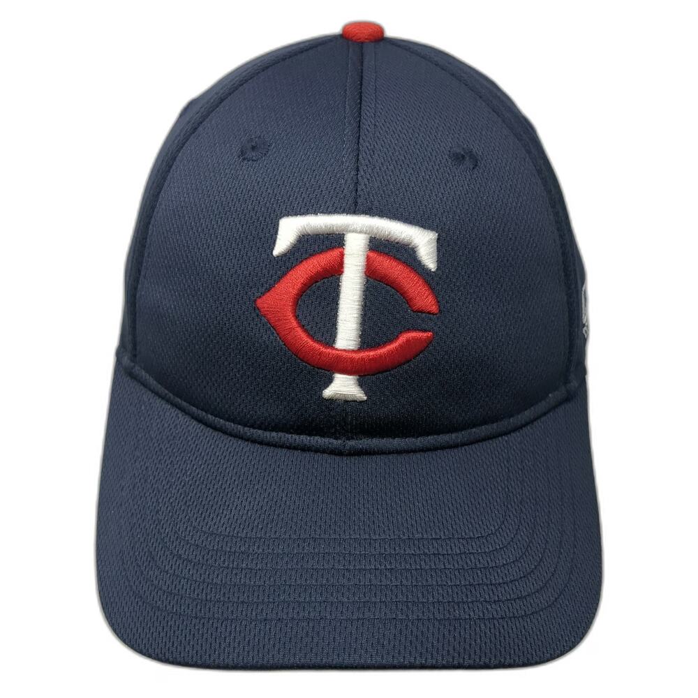 OC Sports Minnesota Twins MLB Baseball Cap Blue One Size Strapback TC Logo Hat